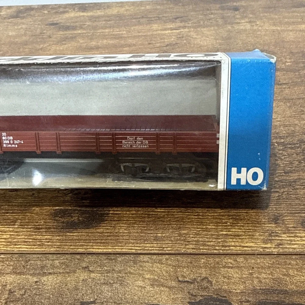 Marklin 4473 HO Scale German Federal Railway Low Side Flatcar LN/Box